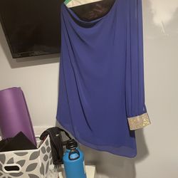 One Shoulder Mini Dress 