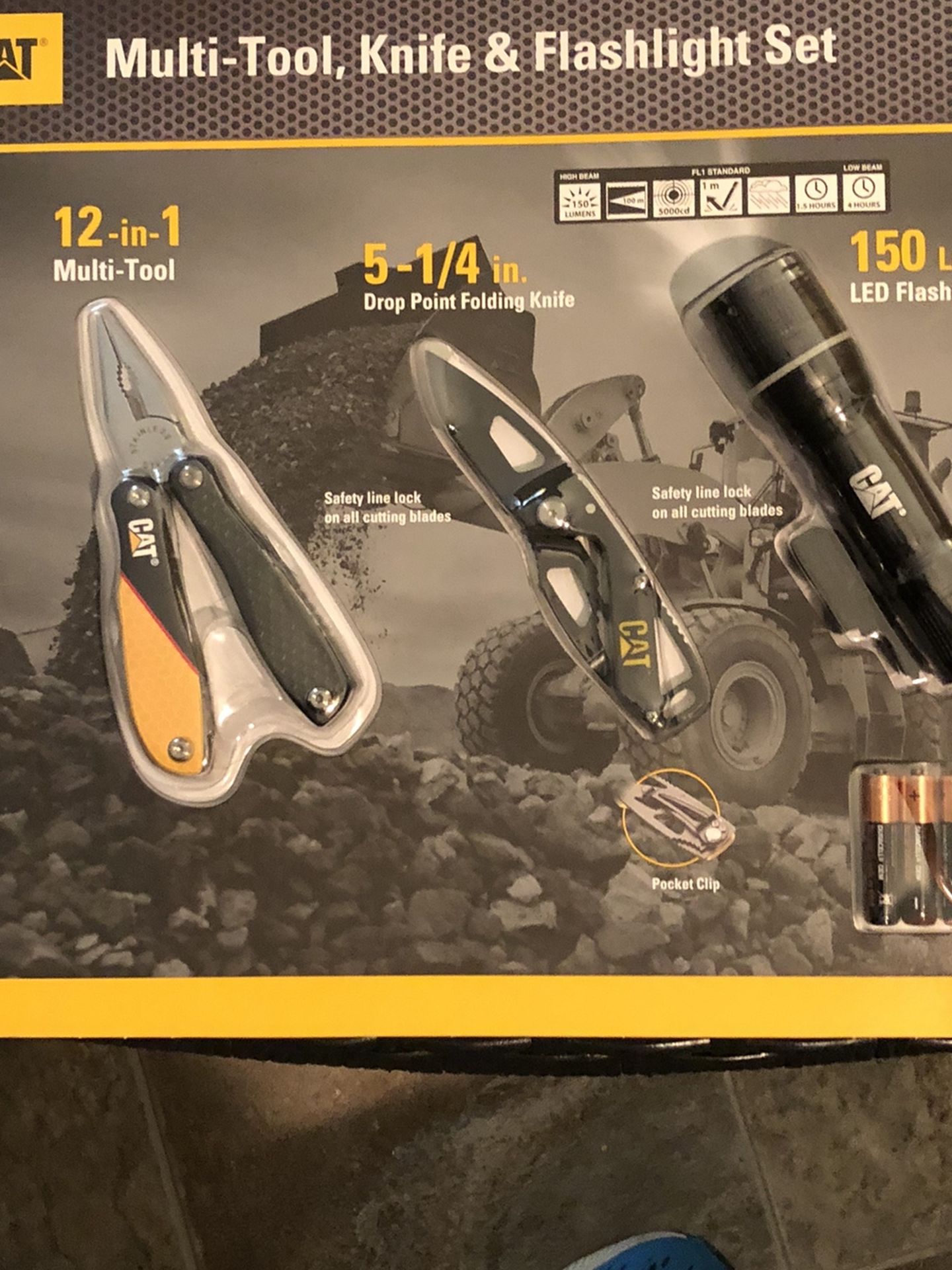 New Multi-Tool, Knife & Flashlight