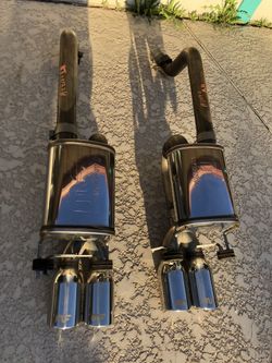 C6 Corvette MAGNAFLOW CORVETTE STREET SERIES AXLE-BACK EXHAUST SYSTEM