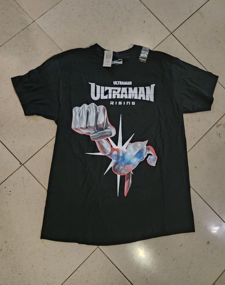 Ultraman Rising Adult Mens T-Shirt Size Large Black NWT