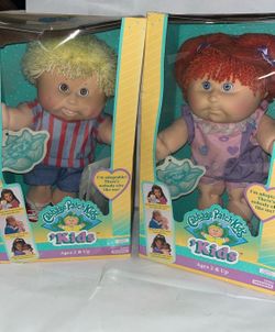 Vintage 1992 Hasbro Cabbage Patch Dolls Toddler Collection. Both For $100 OBO Open Boxes They’re In New Condition