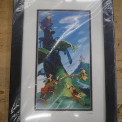 MICKEY AND THE BEANSTALK FRAMED PIN SET WITH COA 