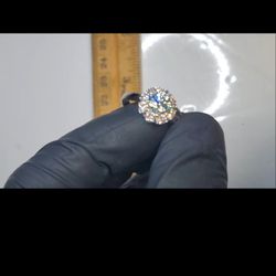 3.0 Carat Moissanite VVS Ring Band, 925 Sterling Silver, Passes Diamond Tester, New