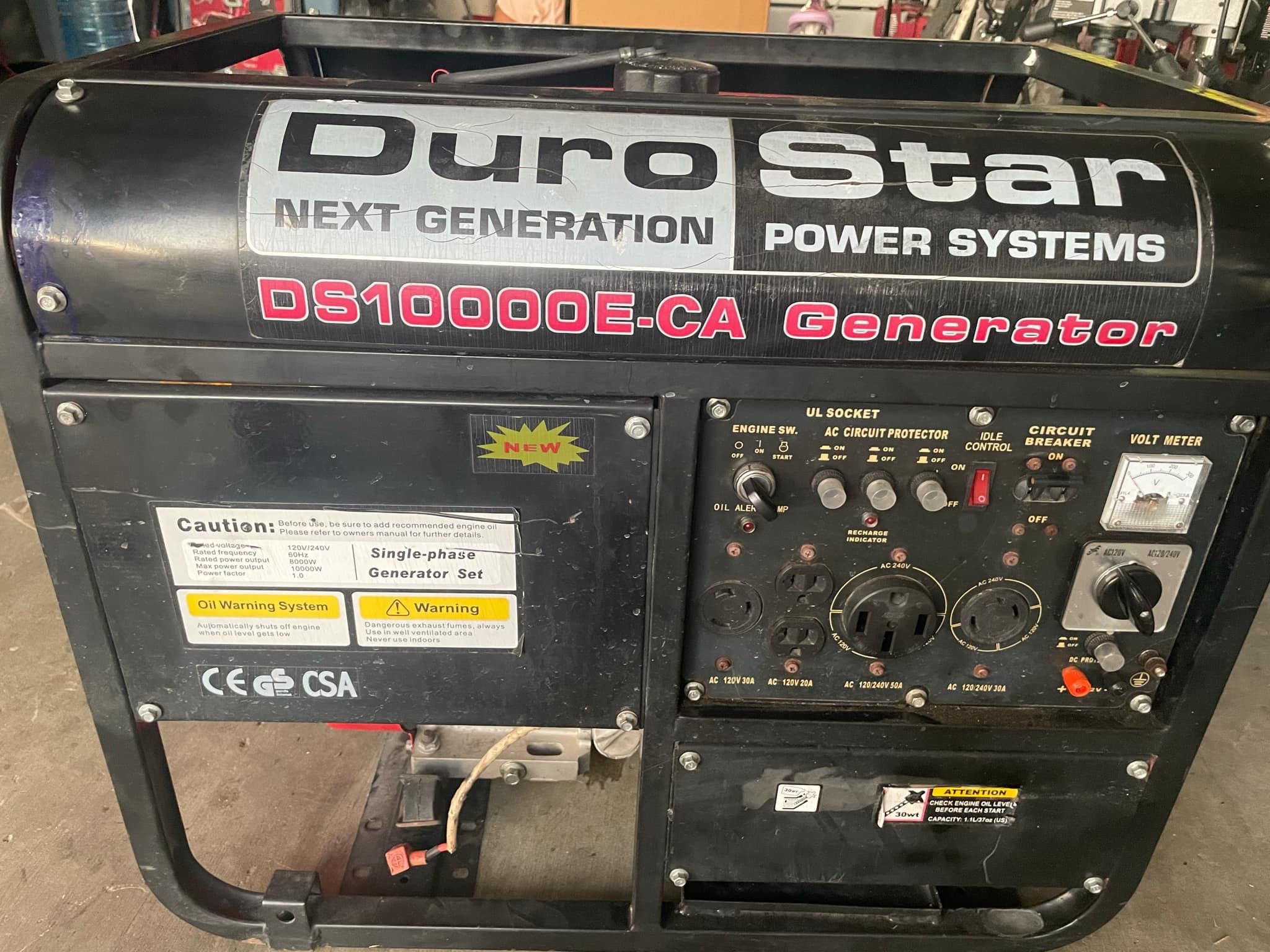 Duro Star 10000 DE 10000E-CA Generator