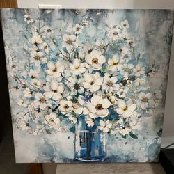 Canvas Floral Painting 