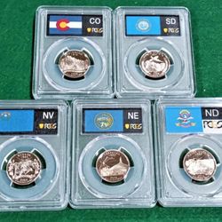 2006 S Clad State Quarter Set PCGS PR70DCAM--Complete Set B