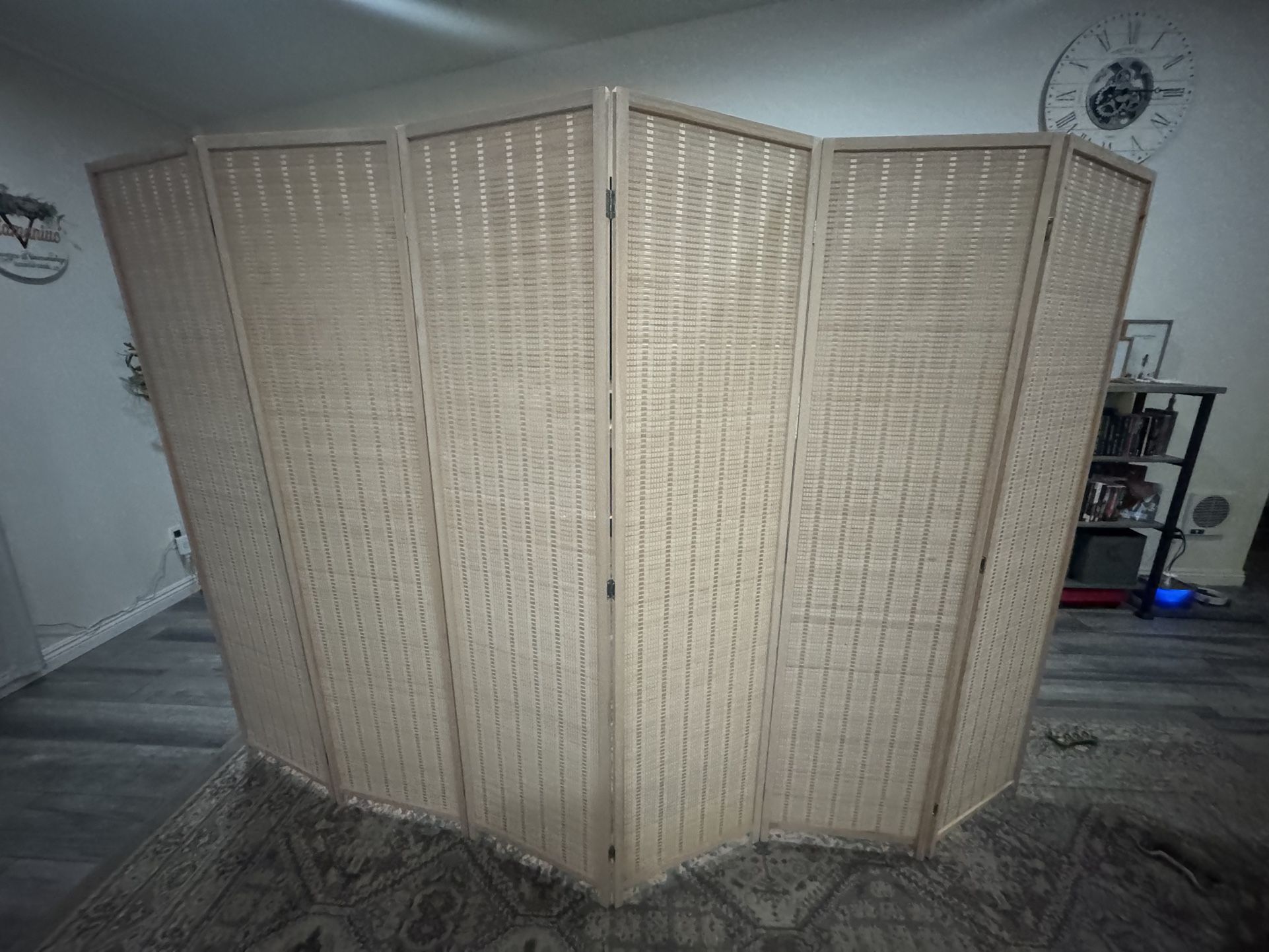 6 Panel Room Divider (beige) New
