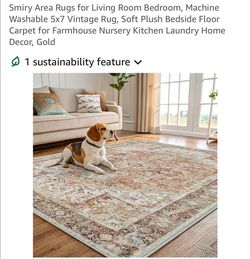 New Smiry vintage area rug 5x7