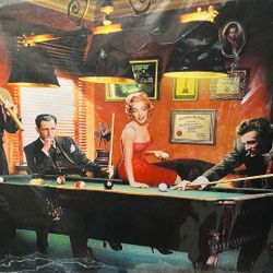 Canvas Elvis Pressly, Marilyn Monroe, Frank Sinatra, James Dean Art