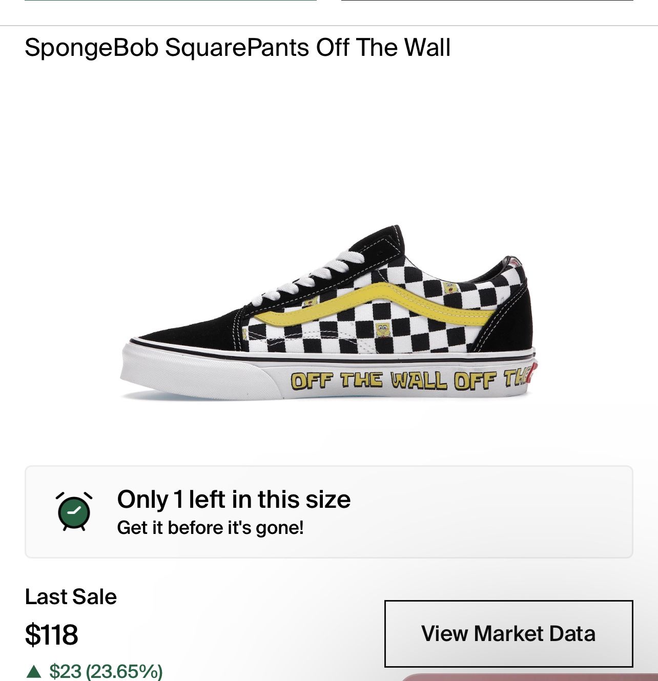 Vans Old Skool X SpongeBob