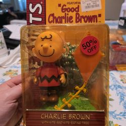 Peanuts Good ol' Charlie Brown With Kite & Kite Eating Tree By Memory Lane 2002