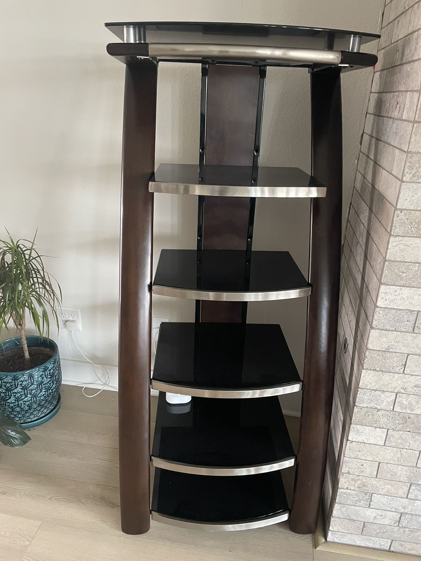 Tv Table And Two Side Stands