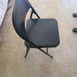 Chairs 7  Metal Foldable Chairs