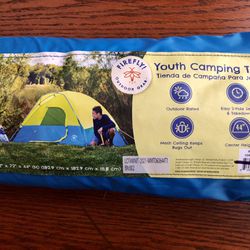 Firefly! Outdoor Gear Youth 2-Person Dome Camping Tent Blue/Green Brand NEW