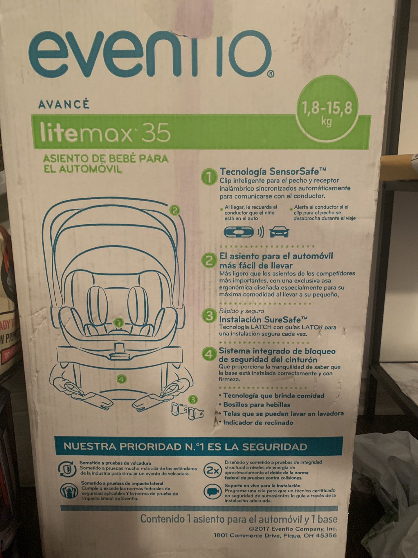 Brand New In Box 4-35 lbs CarSeat