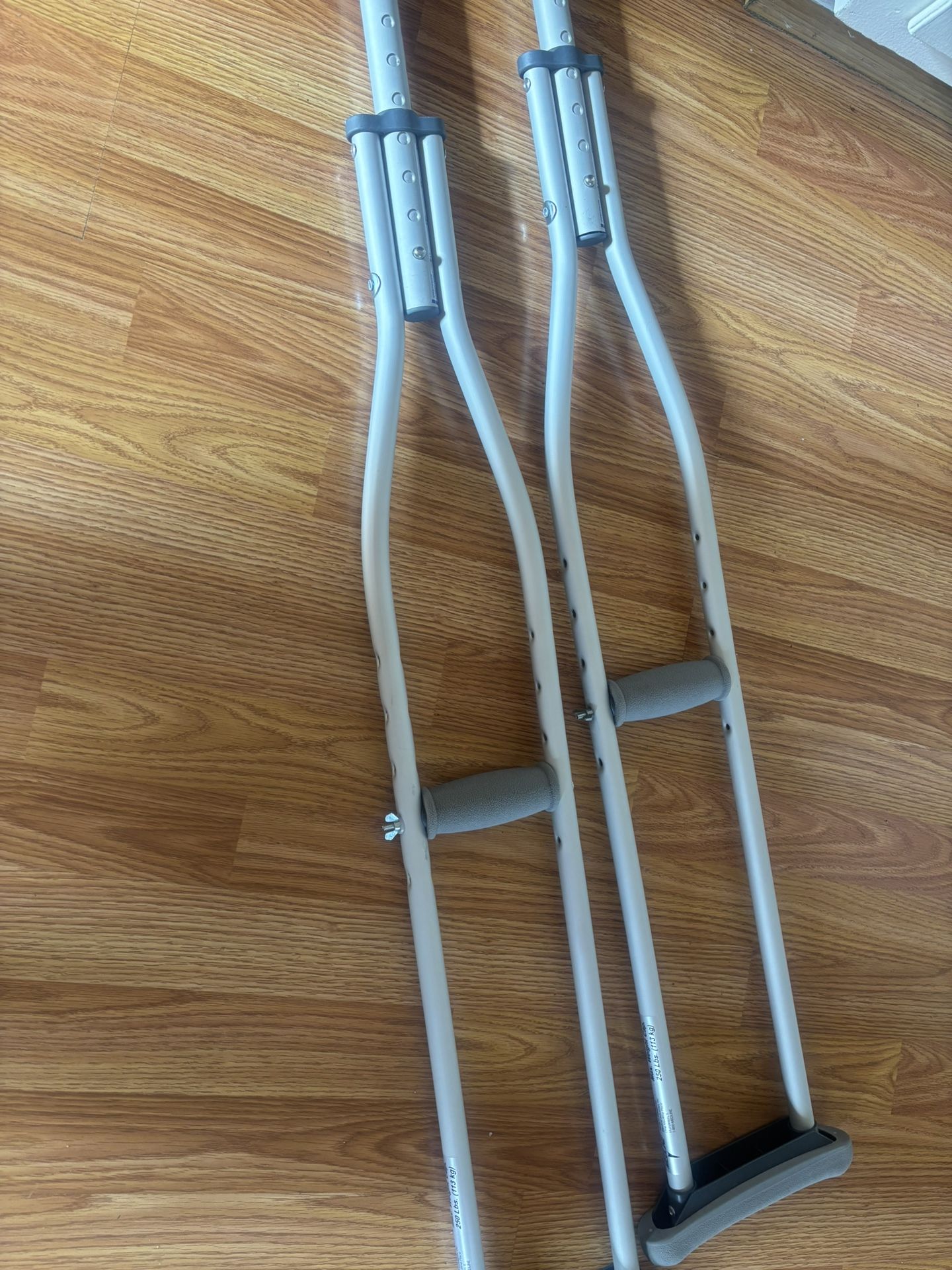 Medline Crutches. Used Once. Like New. 