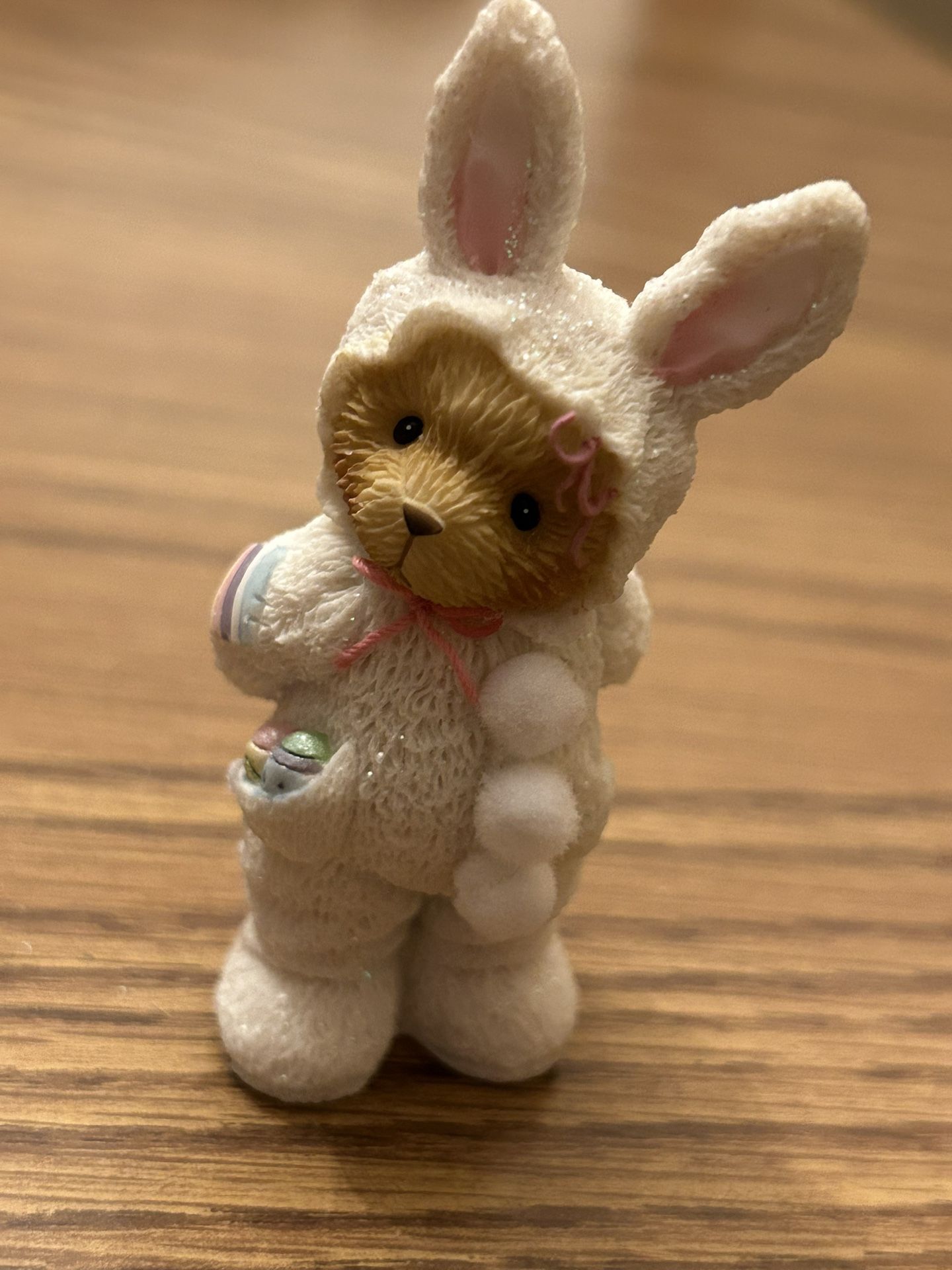 Cherished Teddies Bear in Easter Bunny Rabbit Costume Collectible Figure Avon