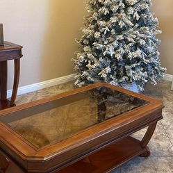 Table Set of 2   “Mesa de centro y mesa de te   / side table and coffee table