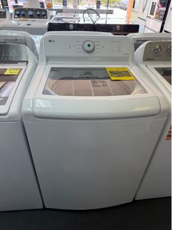 LG washer glass top