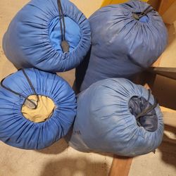 4 older but great sleeping bags!