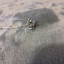 Sterling Silver Crown Pendant