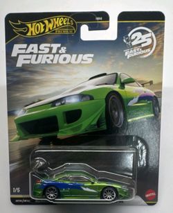 2026 Hot Wheels Premium 25 Years Fast & Furious 1995 Mitsubishi Eclipse Chase