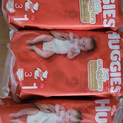 Huggies Little Snuggler Diapers Size 1