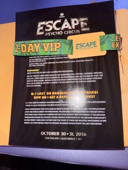 Escape 2day vip