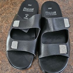 Woman Italy sandals side # 10
