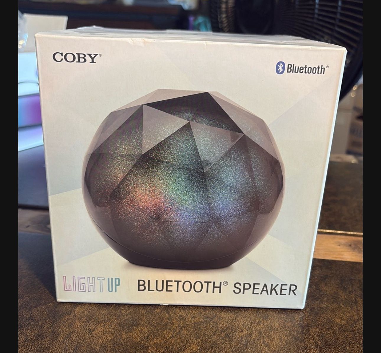 Coby Light Up Bluetooth Speaker New