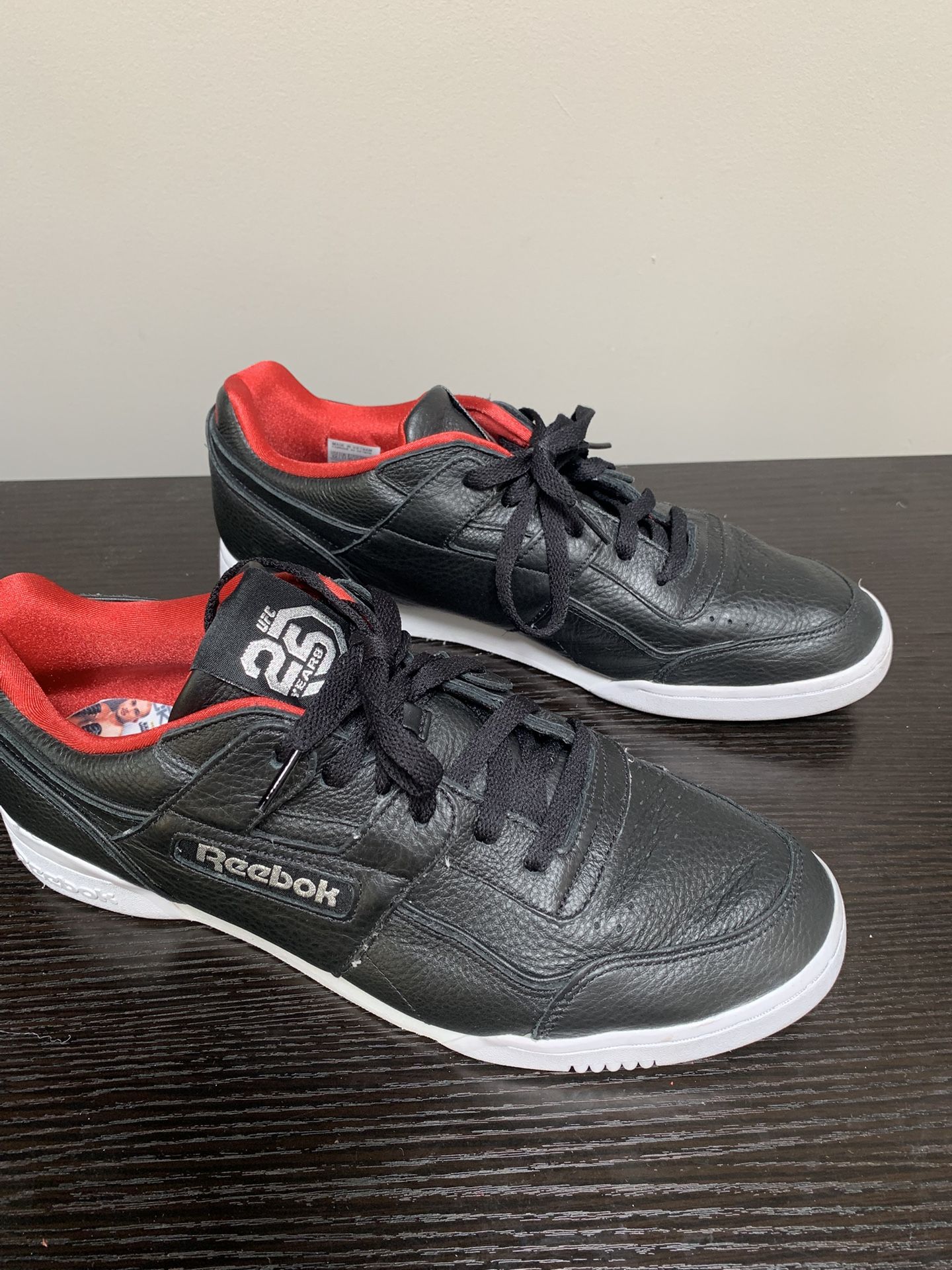 Reebok rare UFC 25th Anniversary edition MMA shoe Size 12