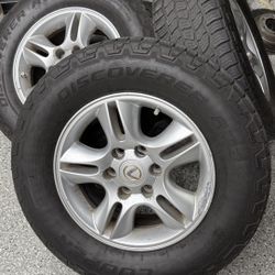 Gx470 Stock Wheels + 265/65/17 Tires