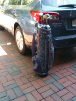 Golf Clubs & BRUNSWICK BAG