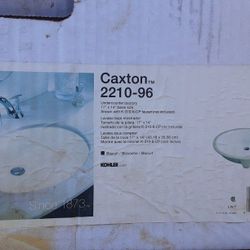 Caxton 2210-96 Undermount 17"x14" White Lavatory 