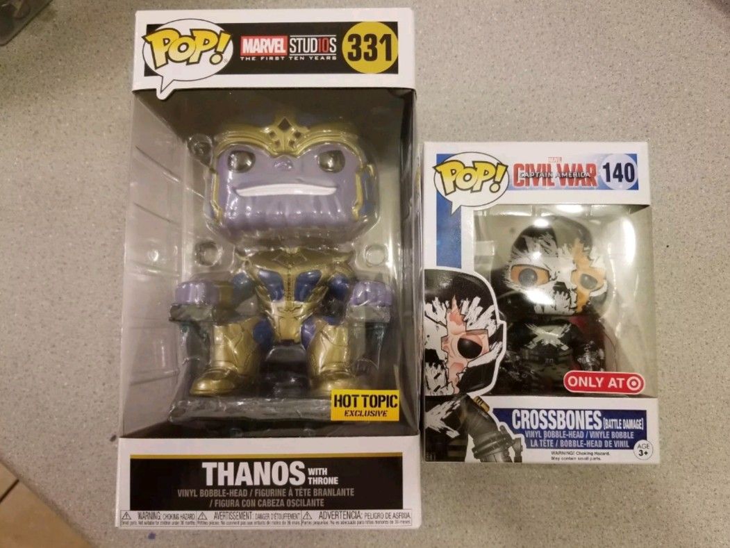 Thanos on Throne Funko Pop Exclusive Figure Vinyl Hot Toys Avengers