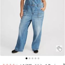 Torrid Jean Overalls Size 24 Nwt