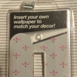 Outlet Switch Plate For Wallpaper .                   