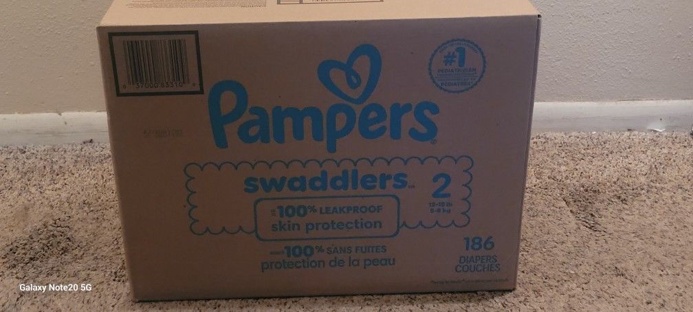 Pampers Swaddlers. 186ct