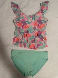 Justice 2 pc bathing girls bathing suit