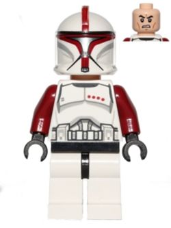 SW0492 Clone Trooper Captain (Phase 1) - Scowl