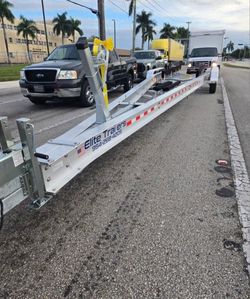 BOAT TRAILER 50"BRAND NEW SUPER HEAVY DUTY TORSION 21,000 LBS BRAKES 8 LUGS TIRE 16" I BEAM 10"
