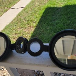 5 Inch Side Mirrors For Side-by-side Roll Cage