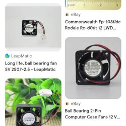 Bail Bearing Fan