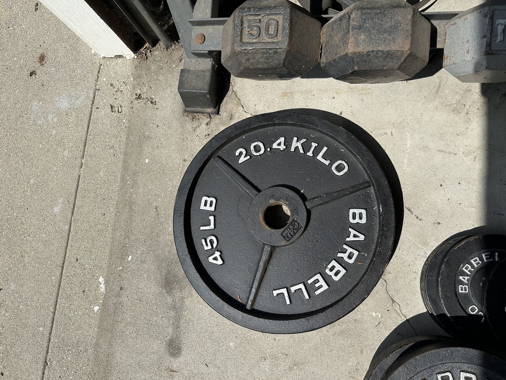 Olympic Plate Weight SET 250LBS