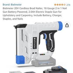 Bielmeier Cordless Stapler & Nailer 