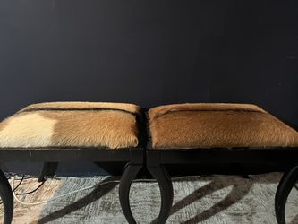 Faux Fur Stool