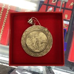 Mexican 50 Peso Symbol Pendant 14k
