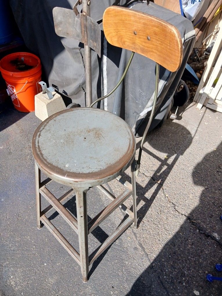 Industrial Shop Stool
