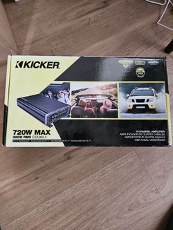 Kicker Amp 720W Max (New)