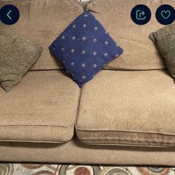 Beautiful Slightly Used Couch And Pillows